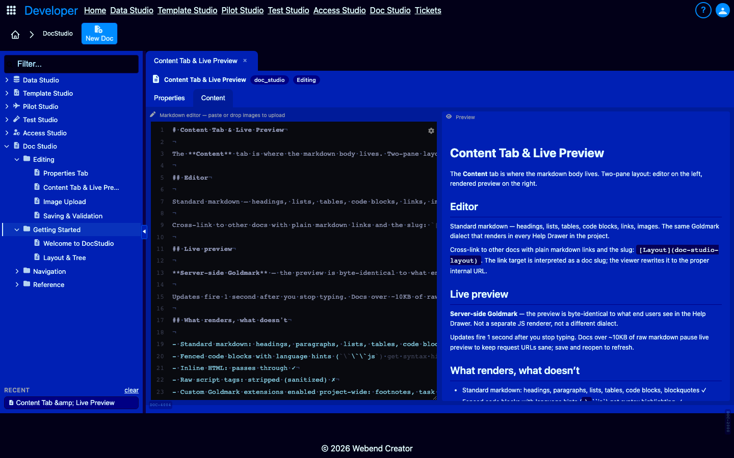 DocStudio editor — paste/drop image uploads to R2